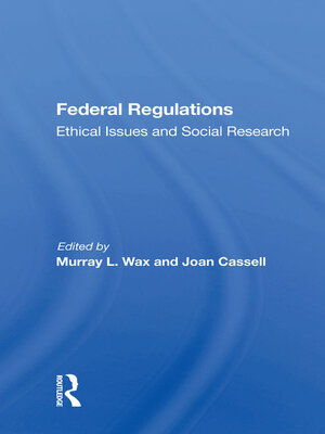 cover image of Federal Regulations